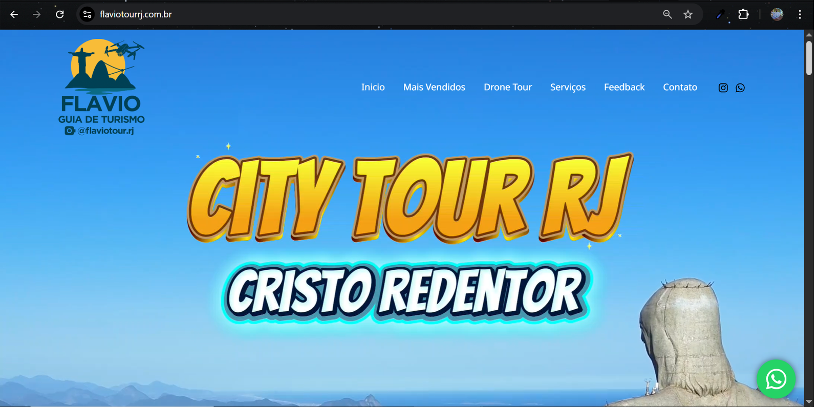 Exemplo de site profissional